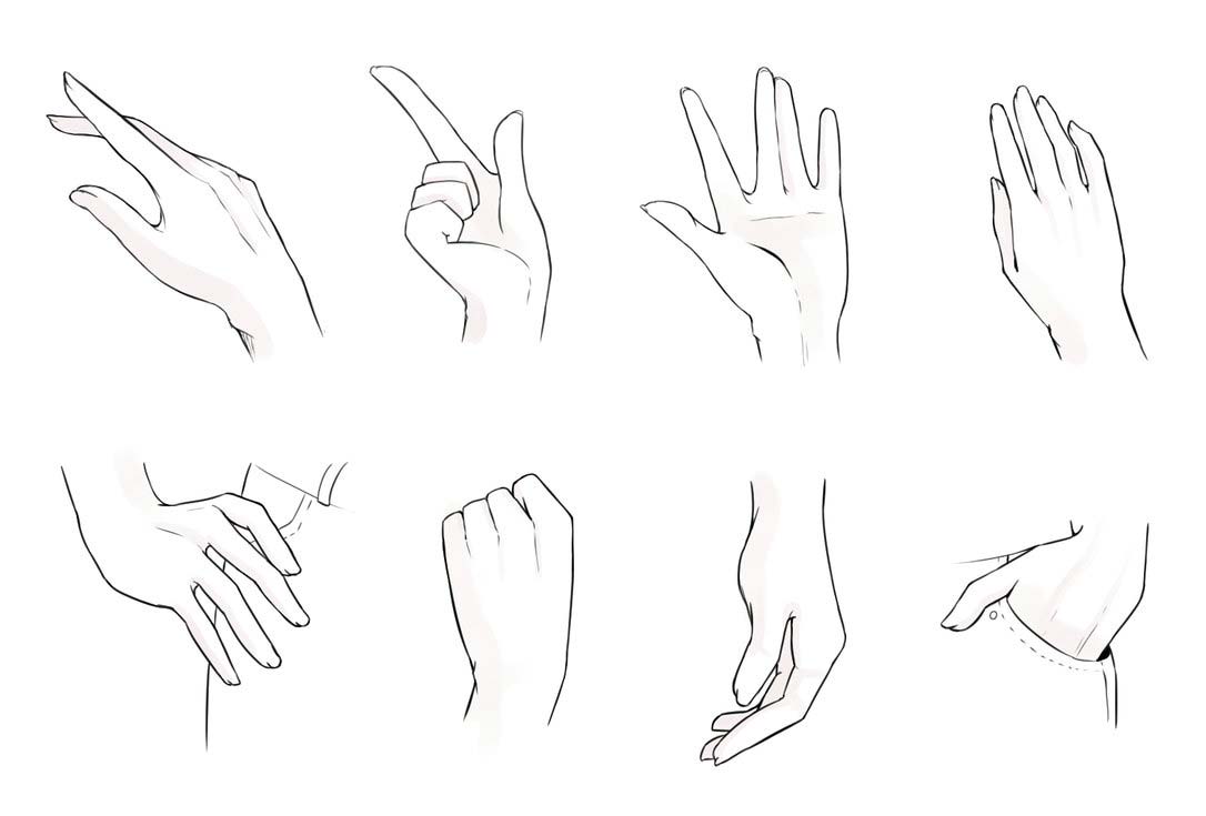 Hands Drawing Reference