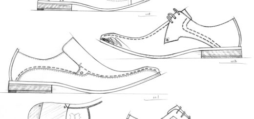Shoes drawing reference