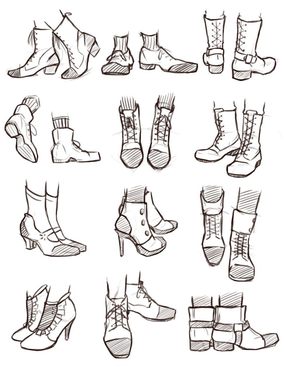 Footwear & Garment Technical and Outline Drawing by LiXian-Lisa Teng at  Coroflot.com