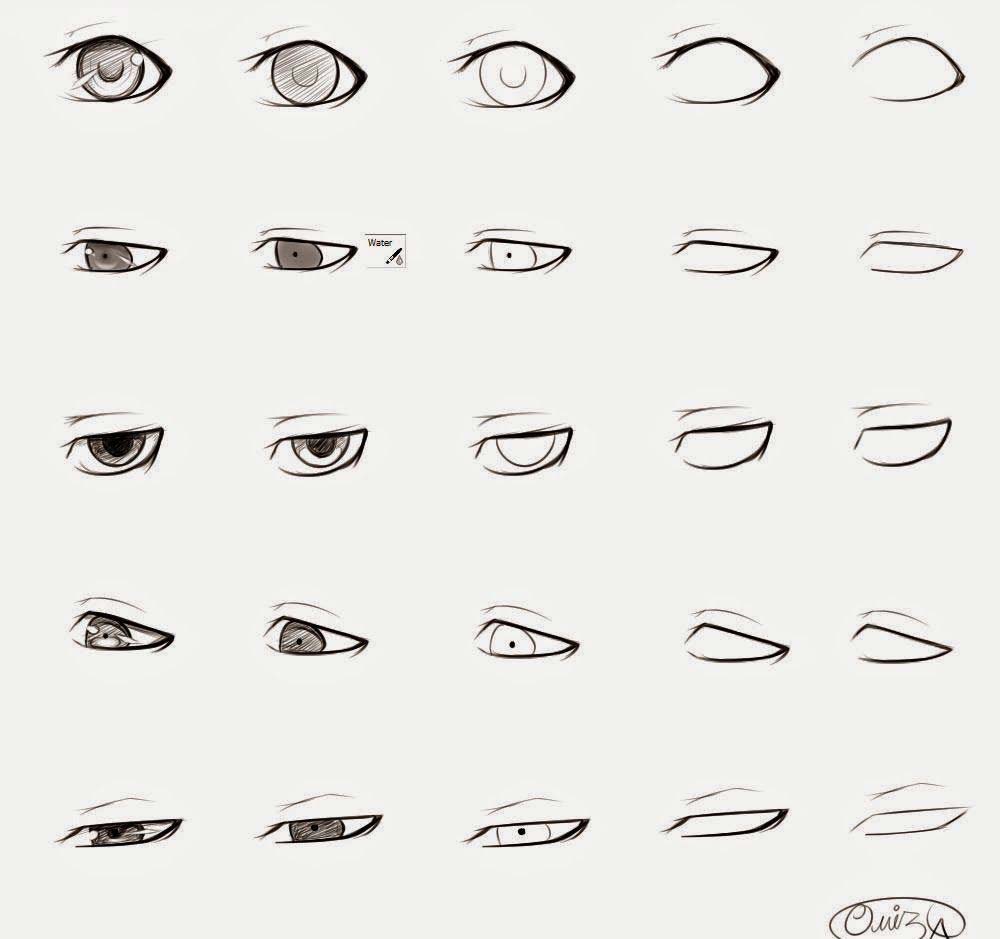 Anime and manga eyes Drawing Reference and Sketches for Artists