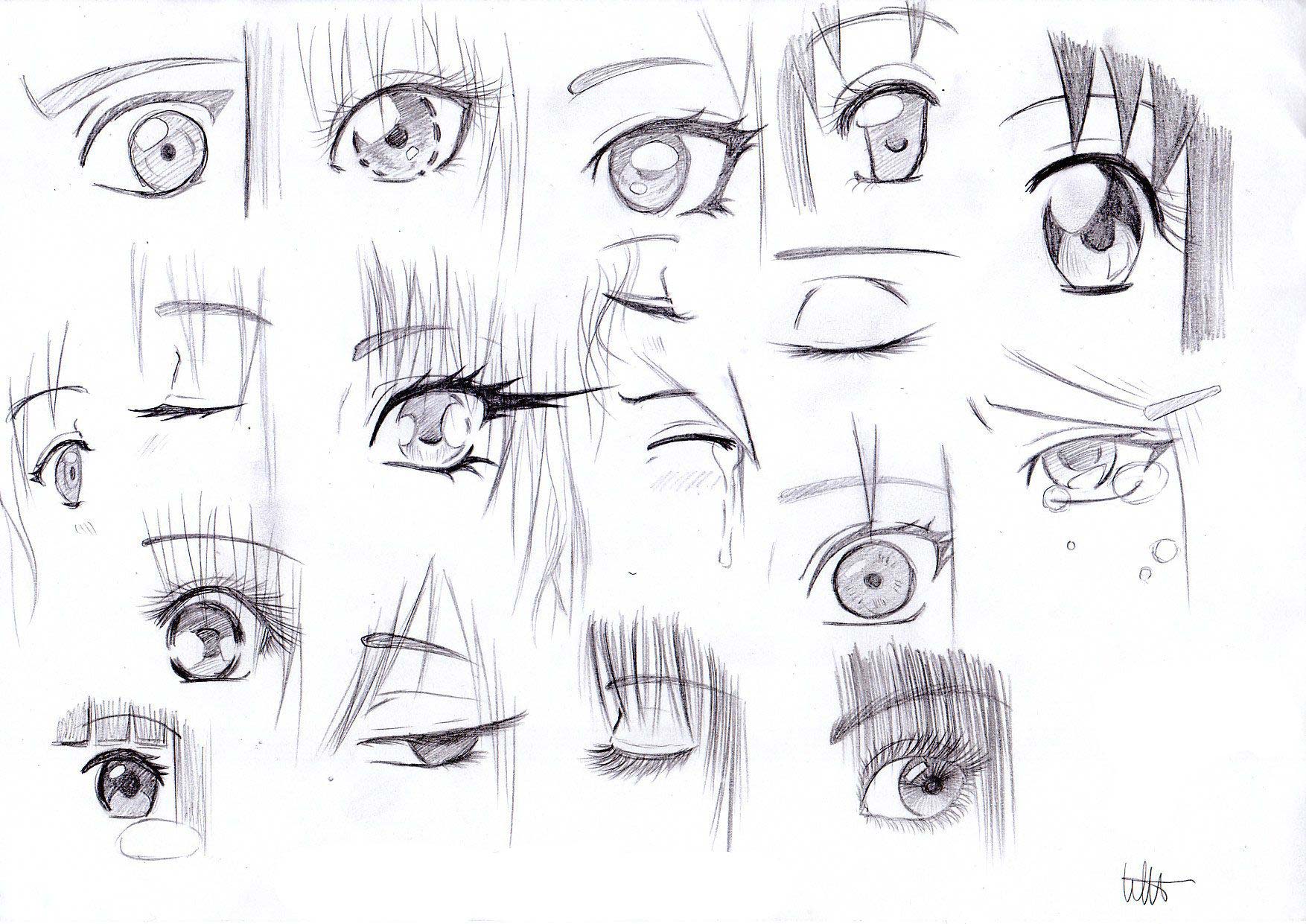 Anime And Manga Eyes Drawing Reference And Sketches For Artists How to draw manga eyes (6 different ways) [part 2: anime and manga eyes drawing reference