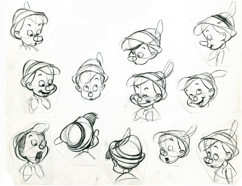 Pinocchio Drawing Reference and Sketches for Artists