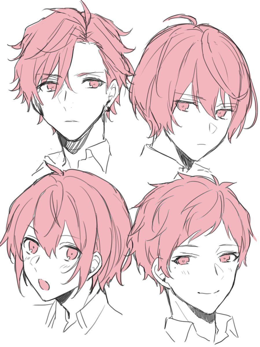 How to Draw Anime Haircut, Hairstyles