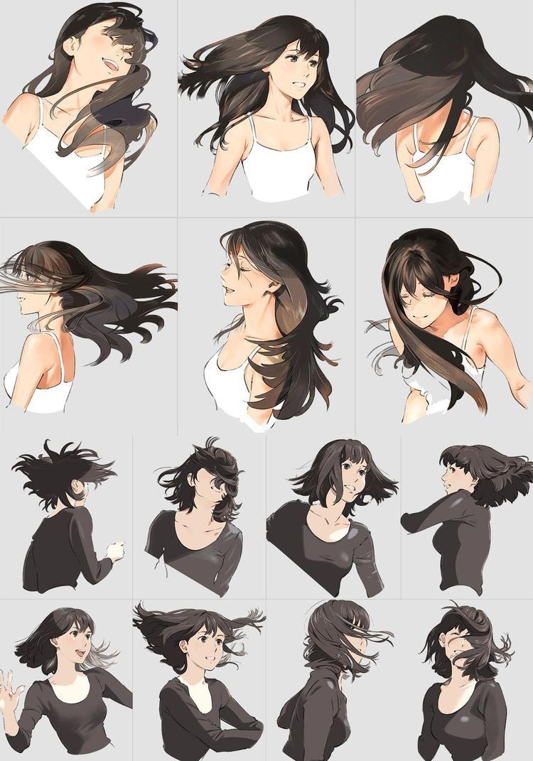 Girl Hairstyles Drawing Reference And Sketches For Artists