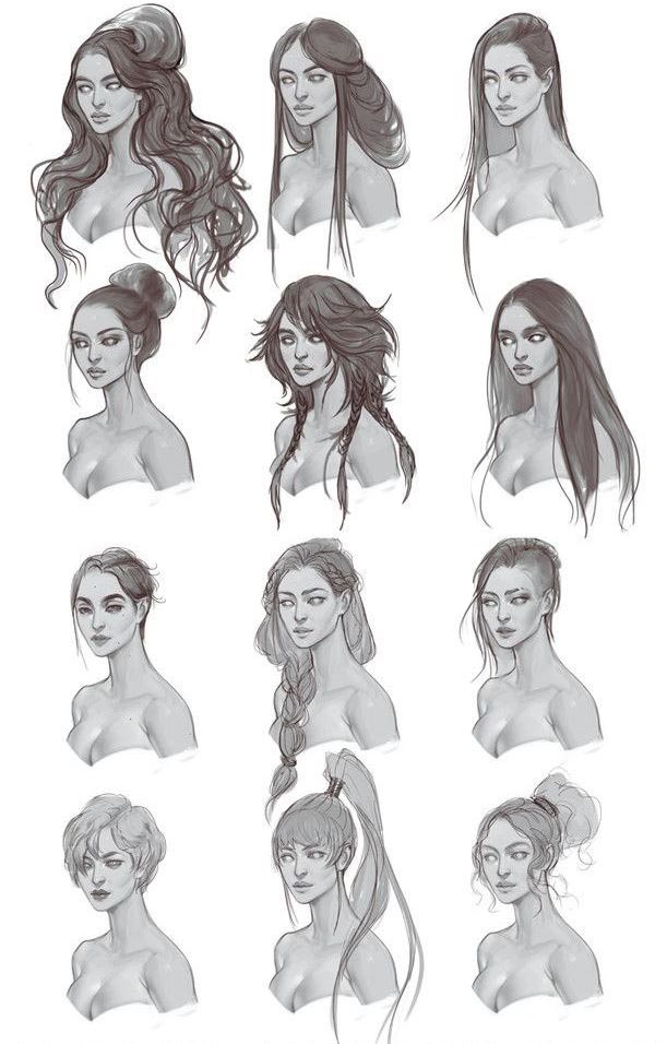 Download Drawing, Hairstyles, Heads. Royalty-Free Stock Illustration Image  - Pixabay