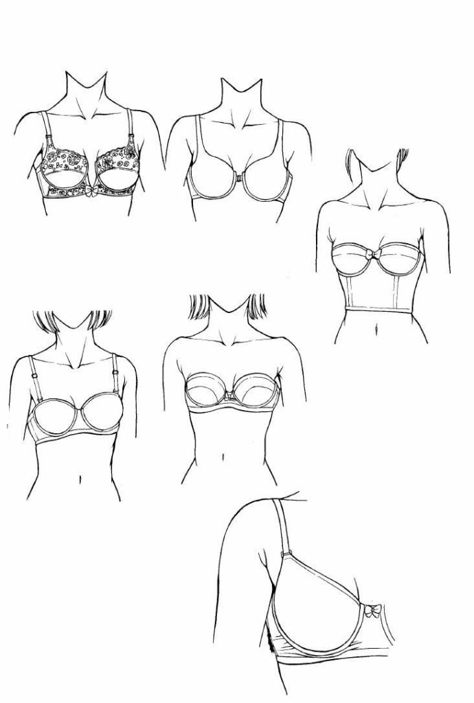 Bra Drawing Reference and Sketches for Artists