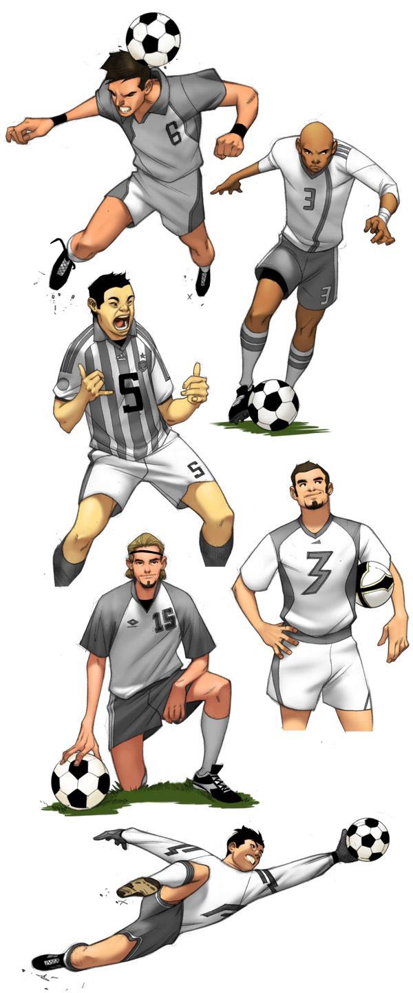 Football player Drawing Reference and Sketches for Artists