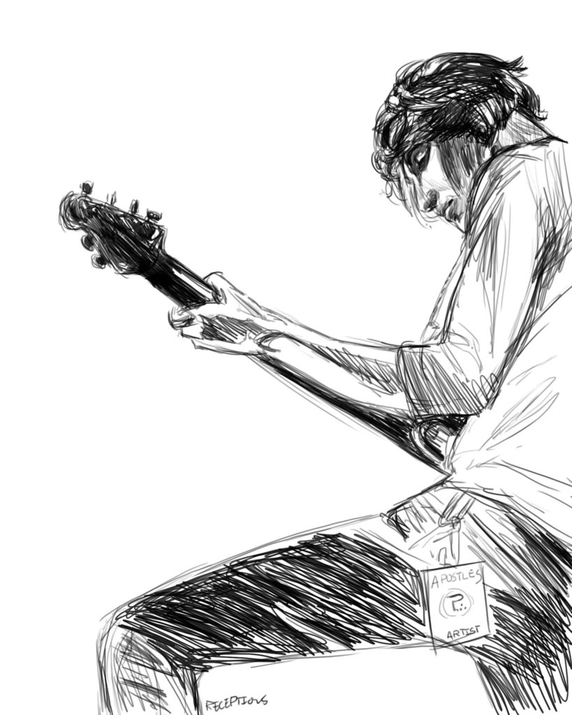 Guitarist Drawing Reference and Sketches for Artists