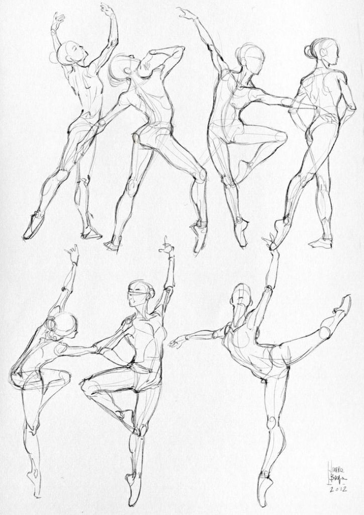 ballet figure drawing