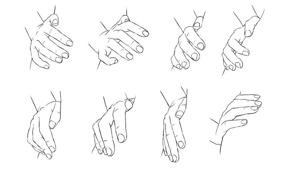 Hand Stamp Guides. Procreate Brushes. Hand Drawing Reference - Etsy
