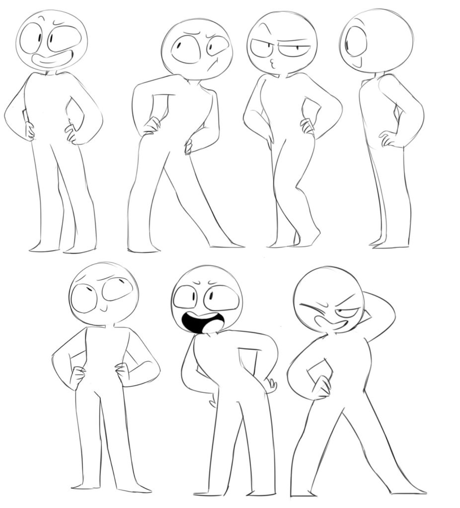 Hands on Hips Drawing Reference and Sketches for Artists