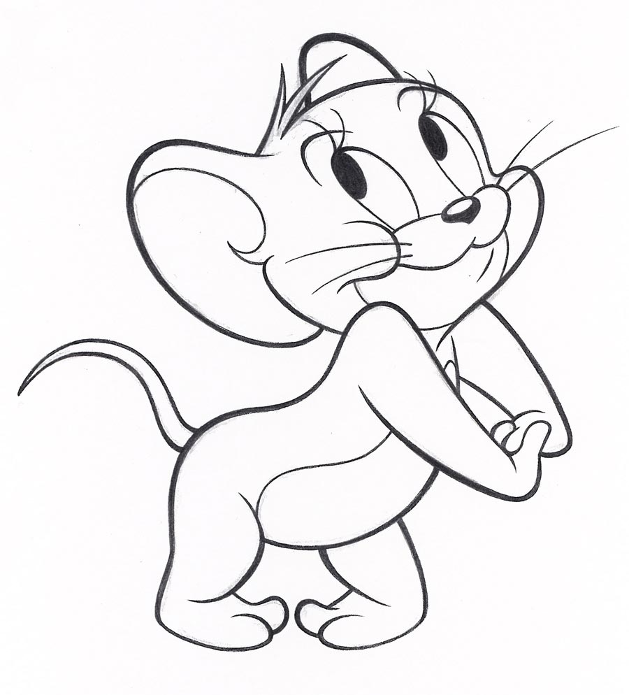 Jerry Mouse Drawing Reference and Sketches for Artists