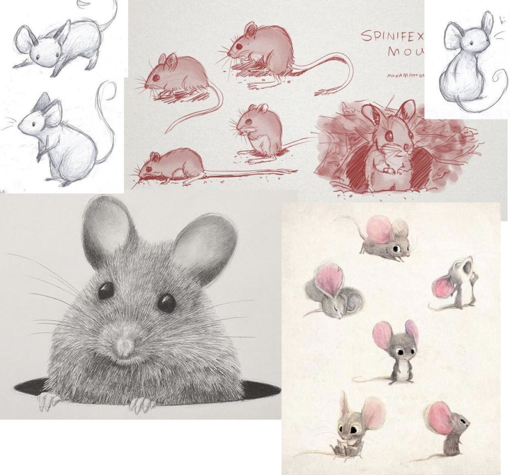 Mouse Drawing Reference and Sketches for Artists