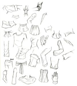 Clothing folds Drawing Reference and Sketches for Artists