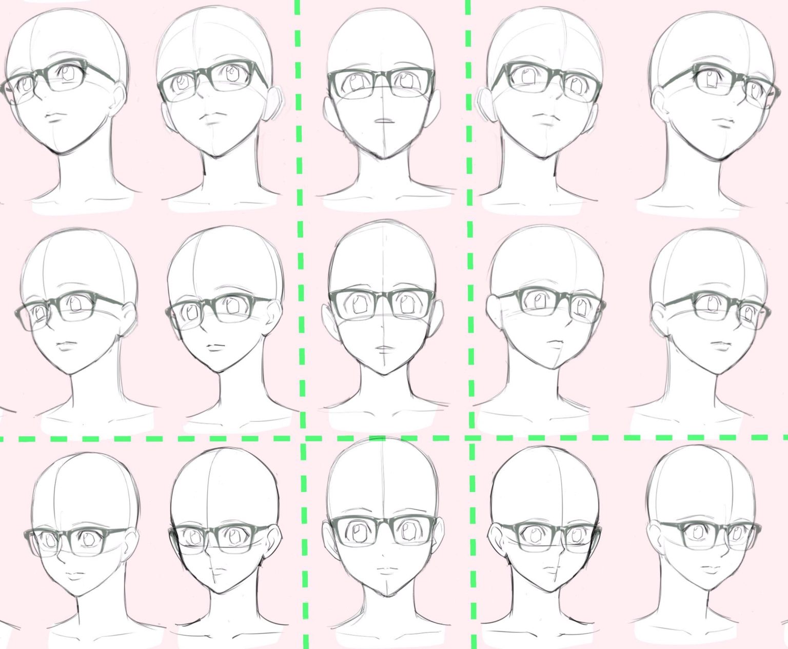 Glasses Drawing Reference and Sketches for Artists