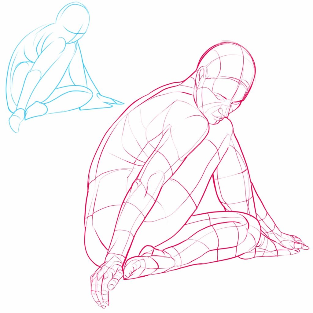 Kneeling Drawing Pose ~ Drawing Anatomy Legs Body Poses Reference Human ...