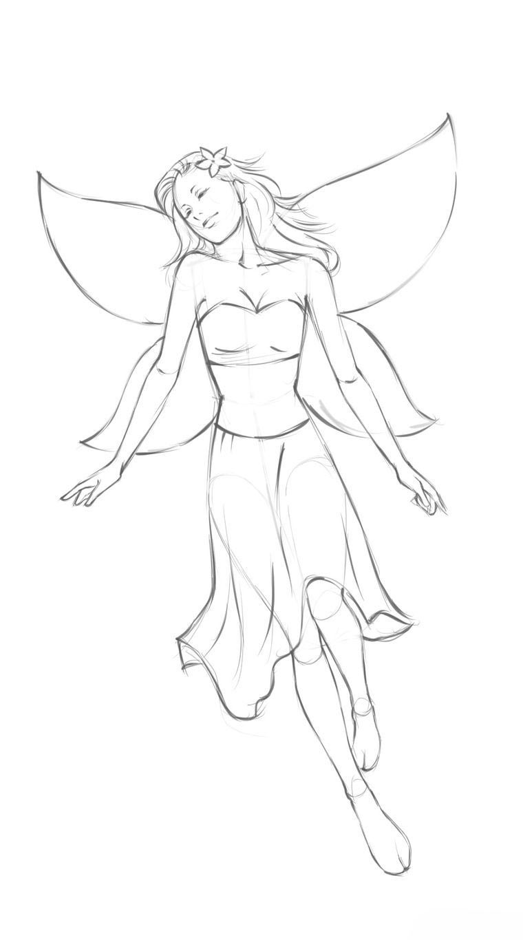 Fairy drawing reference