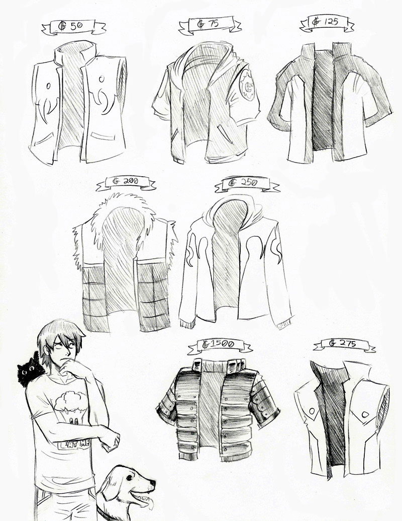 Jacket drawing reference