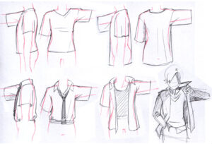 Shirt Drawing Reference and Sketches for Artists