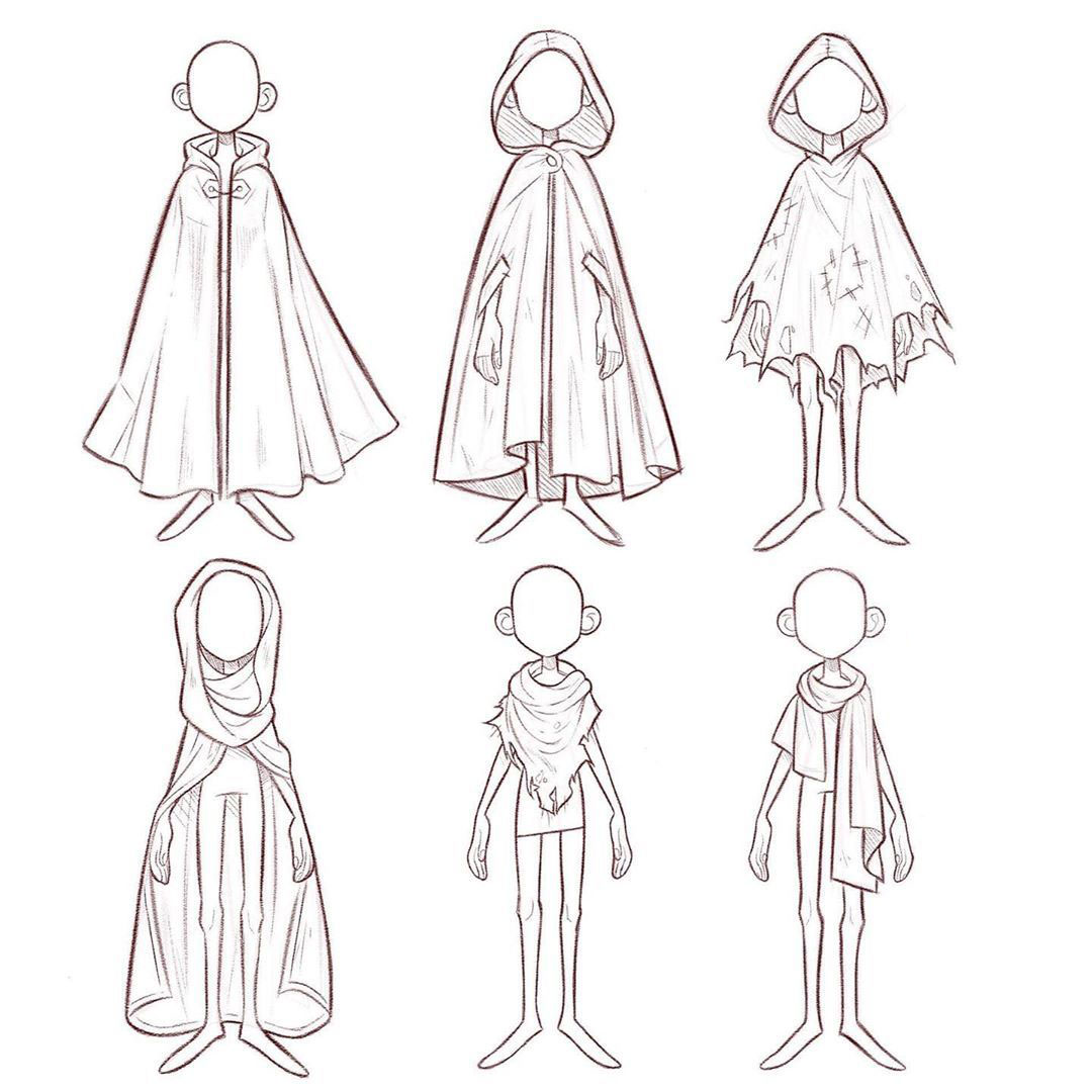 cloak drawing reference
