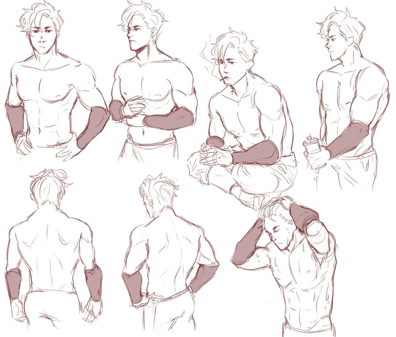 muscle drawing reference
