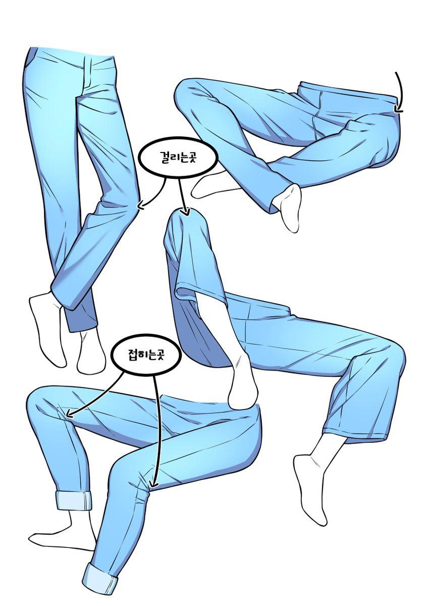 pants drawing reference
