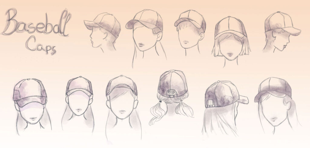 Hat Drawing Reference and Sketches for Artists