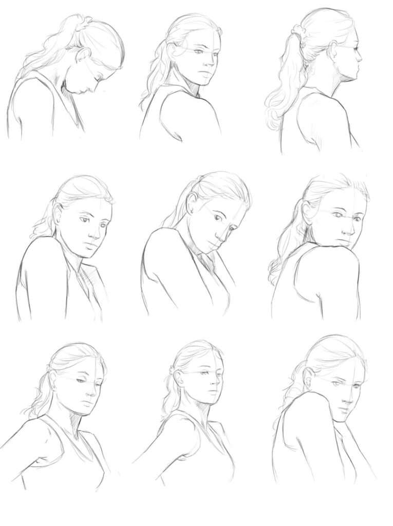 Shoulder Drawing Reference and Sketches for Artists