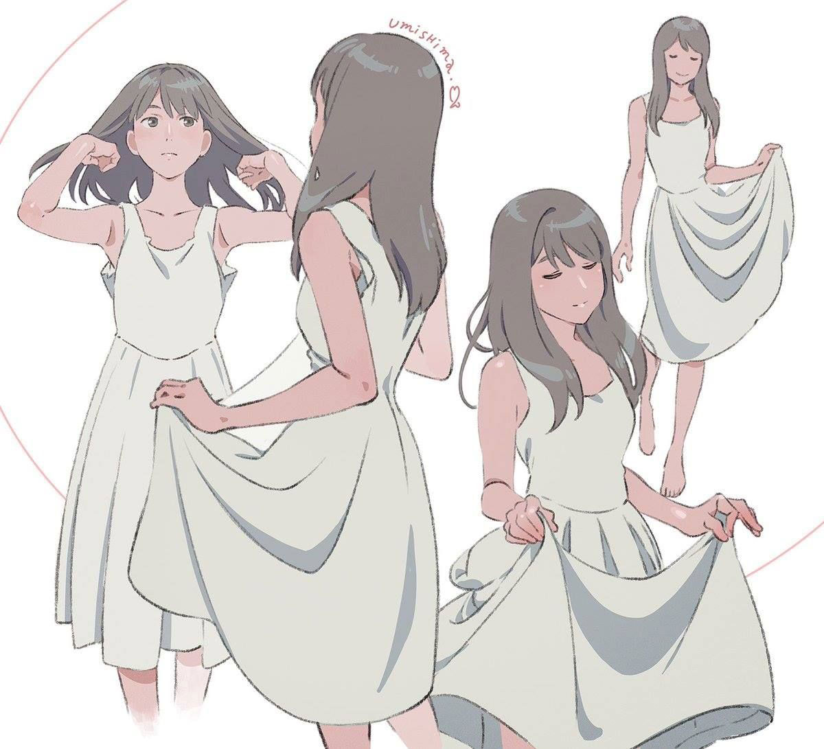 dress drawing reference