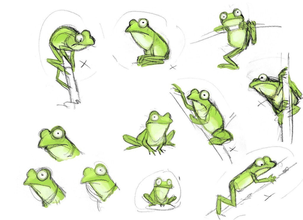 Frog Drawing Reference And Sketches For Artists