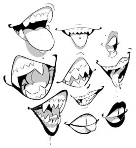 Teeth Drawing Reference and Sketches for Artists