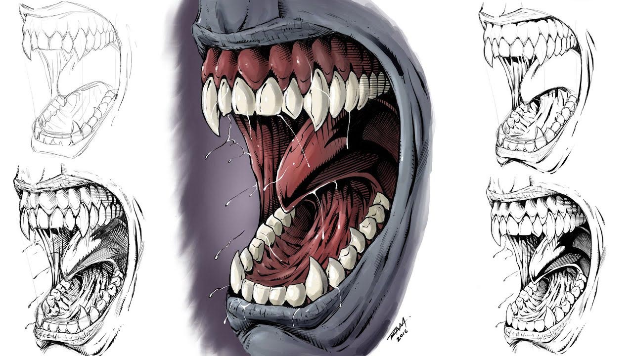 teeth drawing reference