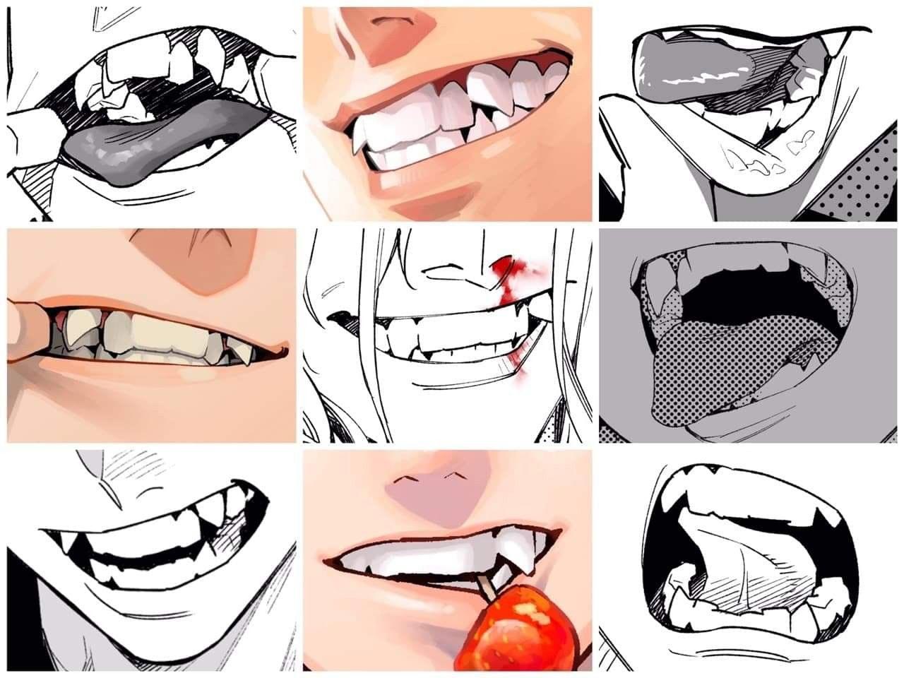 teeth drawing reference