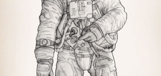 Astronaut drawing reference