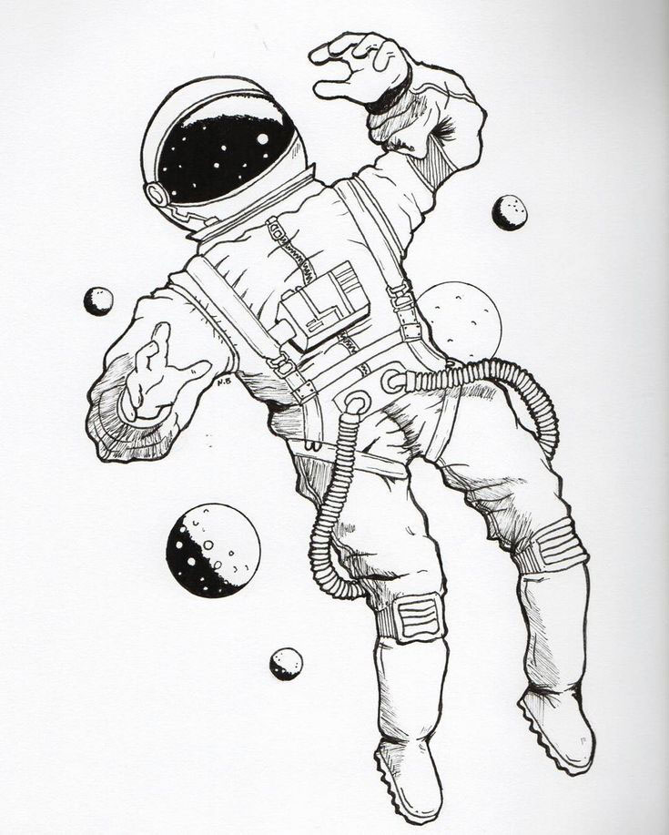 Astronaut drawing reference