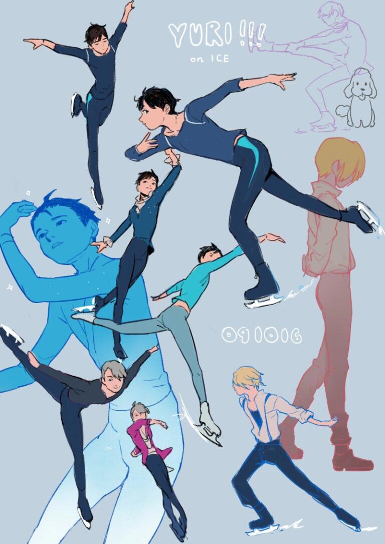 Ice skating poses Drawing Reference and Sketches for Artists