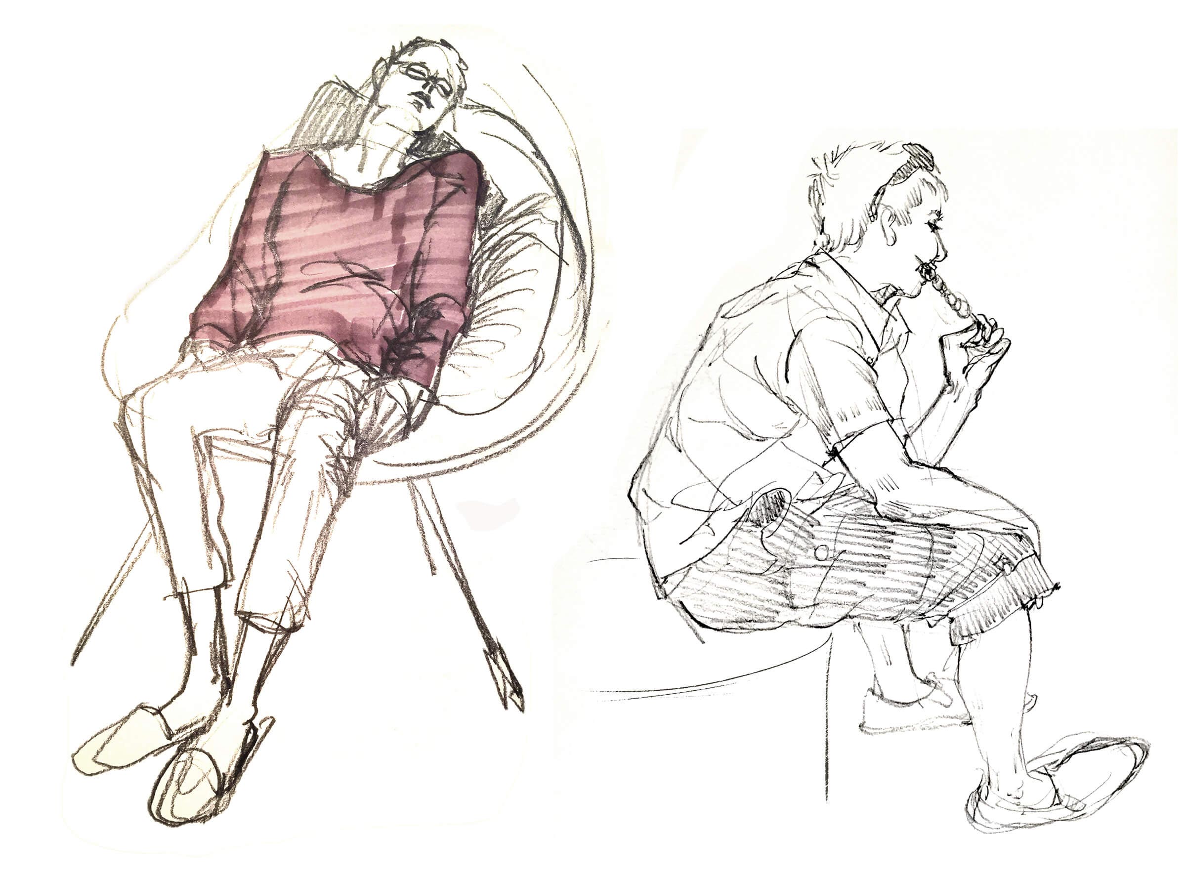 Person Sitting Refrence Sitting Chair Person Side Man Pose Reference