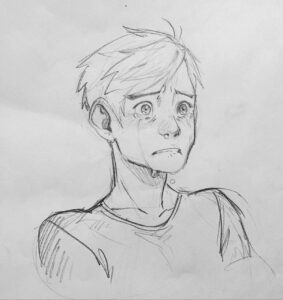 Anime Crying Drawing Reference and Sketches for Artists