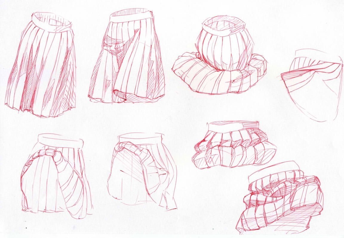 Skirt drawing reference