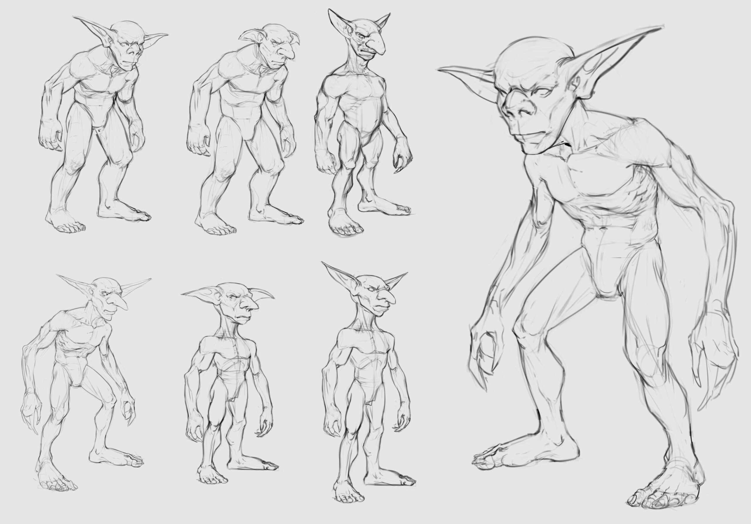 Goblin drawing reference