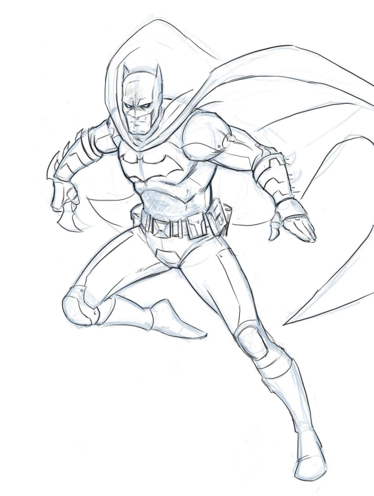 Batman drawing reference