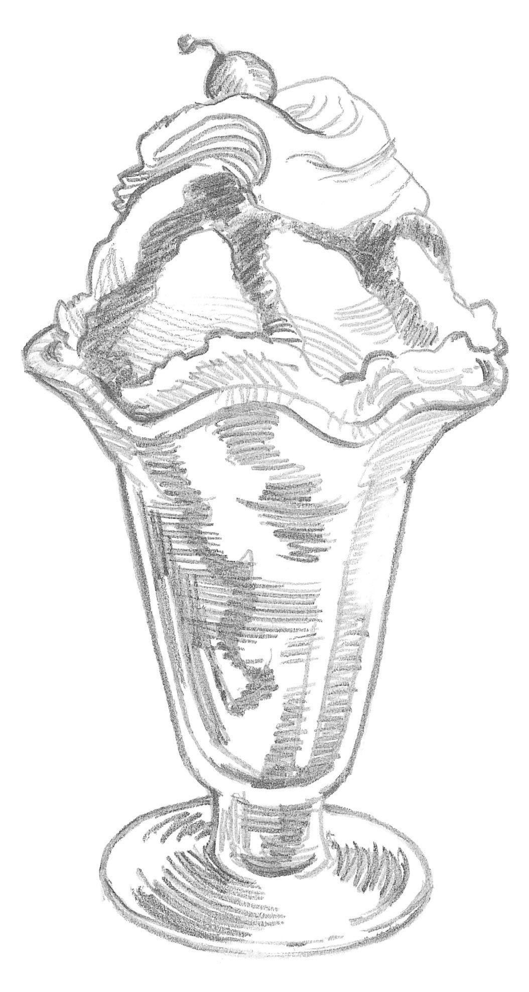Ice cream drawing reference