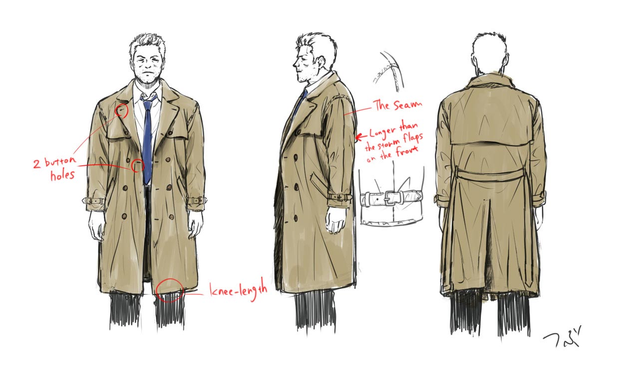 Coat drawing reference