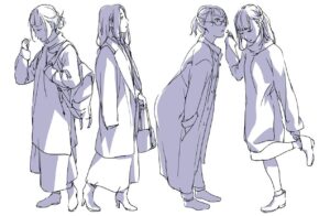 Coat Drawing Reference And Sketches For Artists