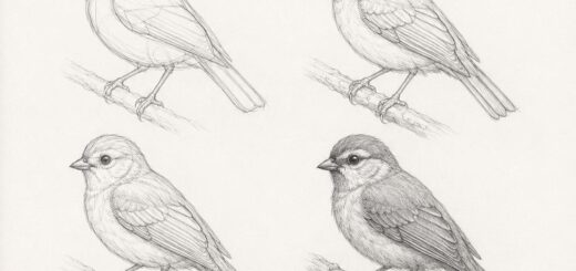 How to Draw Bird Step by Step