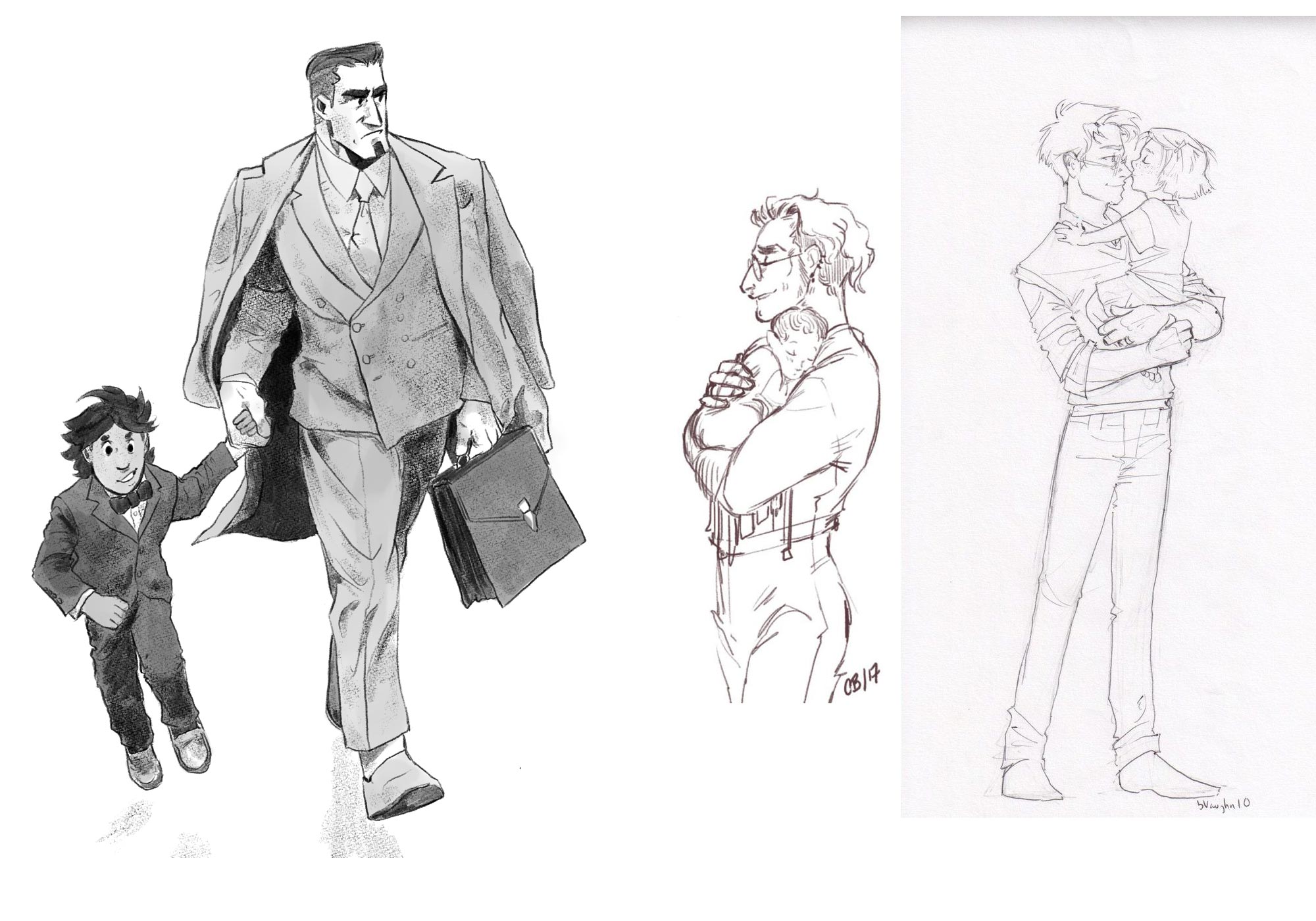 Father drawing reference