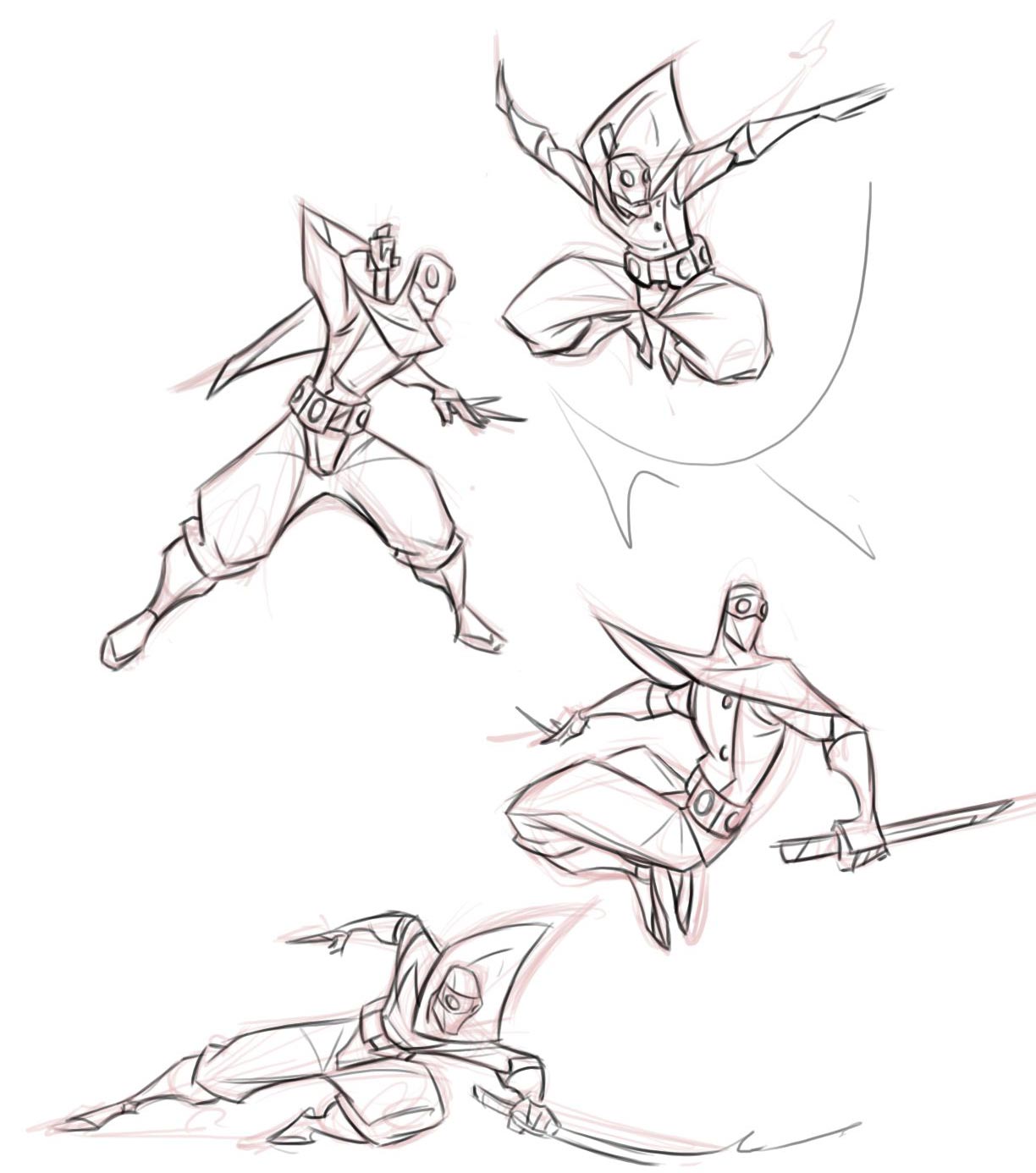 Ninja drawing reference