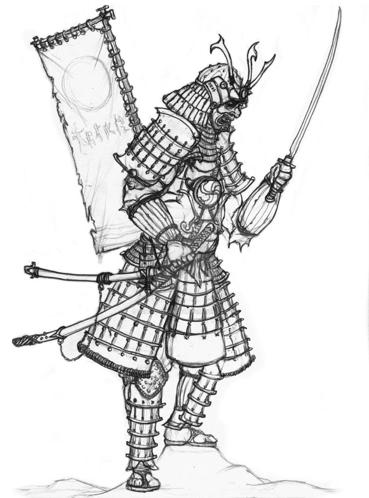 Samurai Drawing Reference And Sketches For Artists