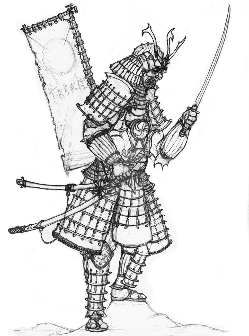 Samurai drawing reference