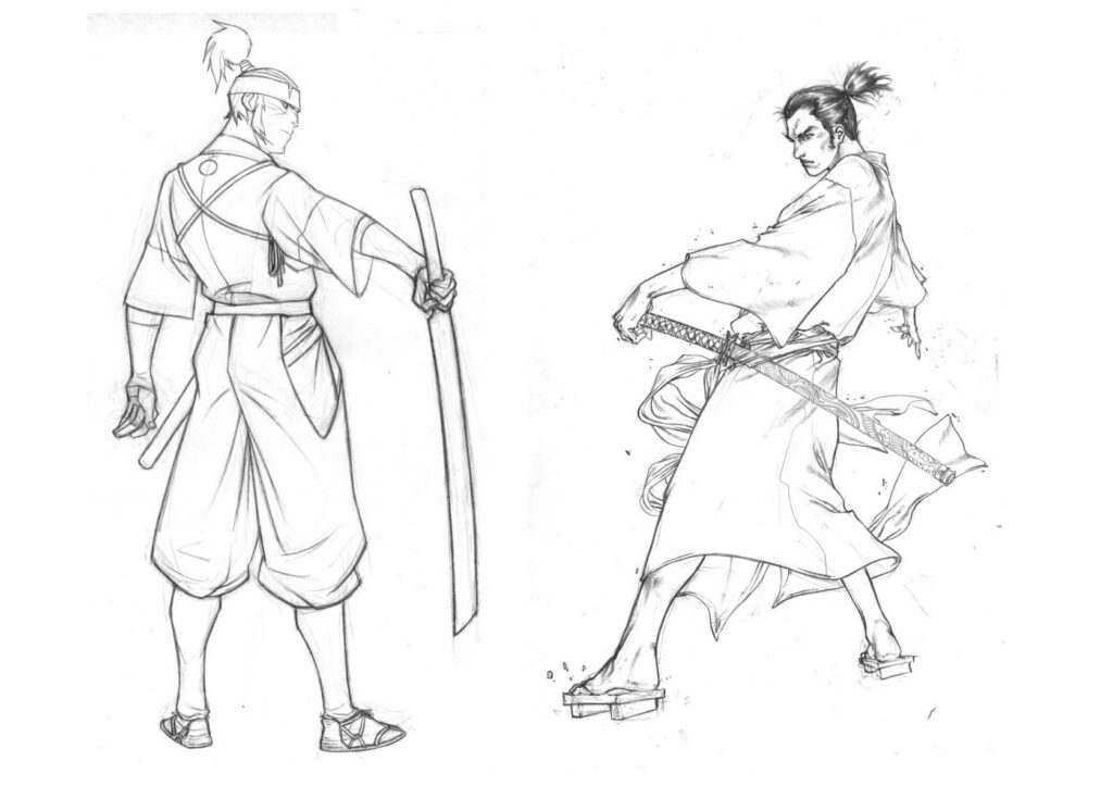 Samurai Drawing Reference And Sketches For Artists